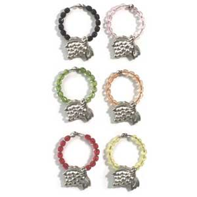 L'Objet & LeVin Wine Glass Charms (Set of 6)
