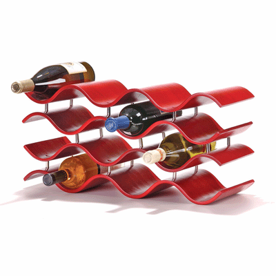 Bali 12-bottle Rack - Crimson