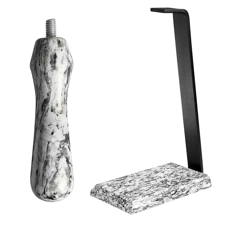 Granite Table Stand & Handle Set - White Wave