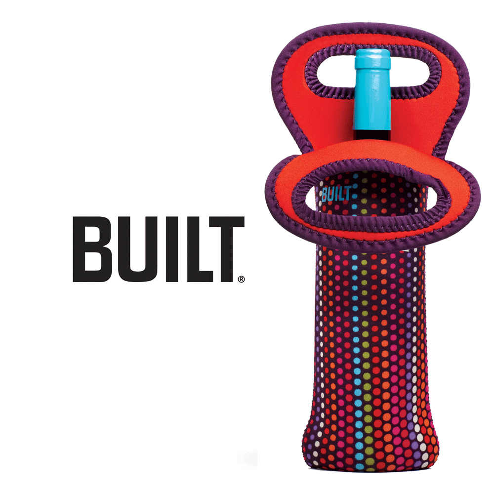 Built NY Single Wine Bottle Carrier Micro Dot