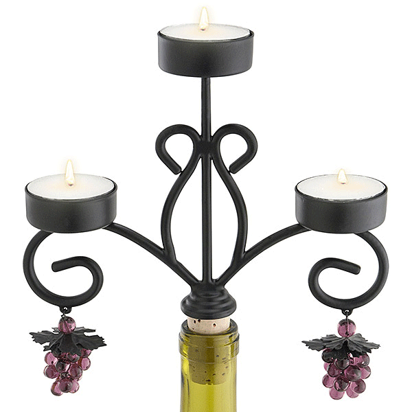 Chateau Wine Bottle Candleabra