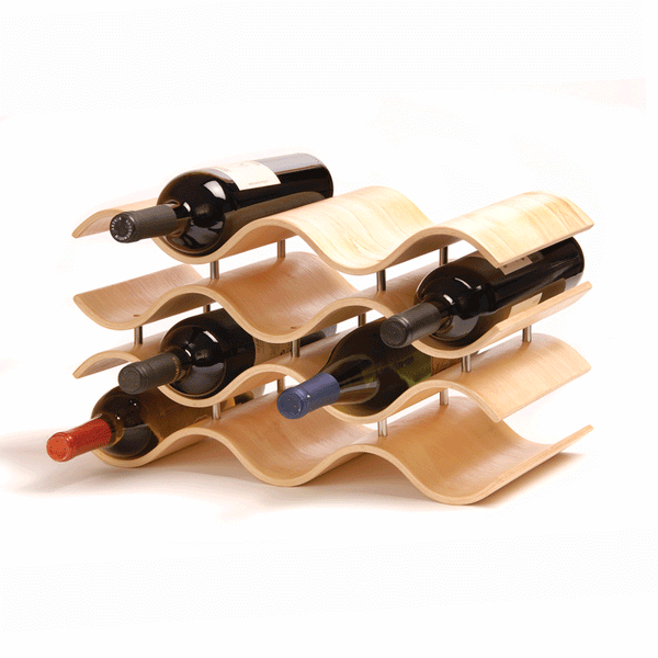 Bali 10 Natural Wine Rack - Winestuff