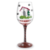 Fetch Me My Wine Hand-Decorated Wine Glass