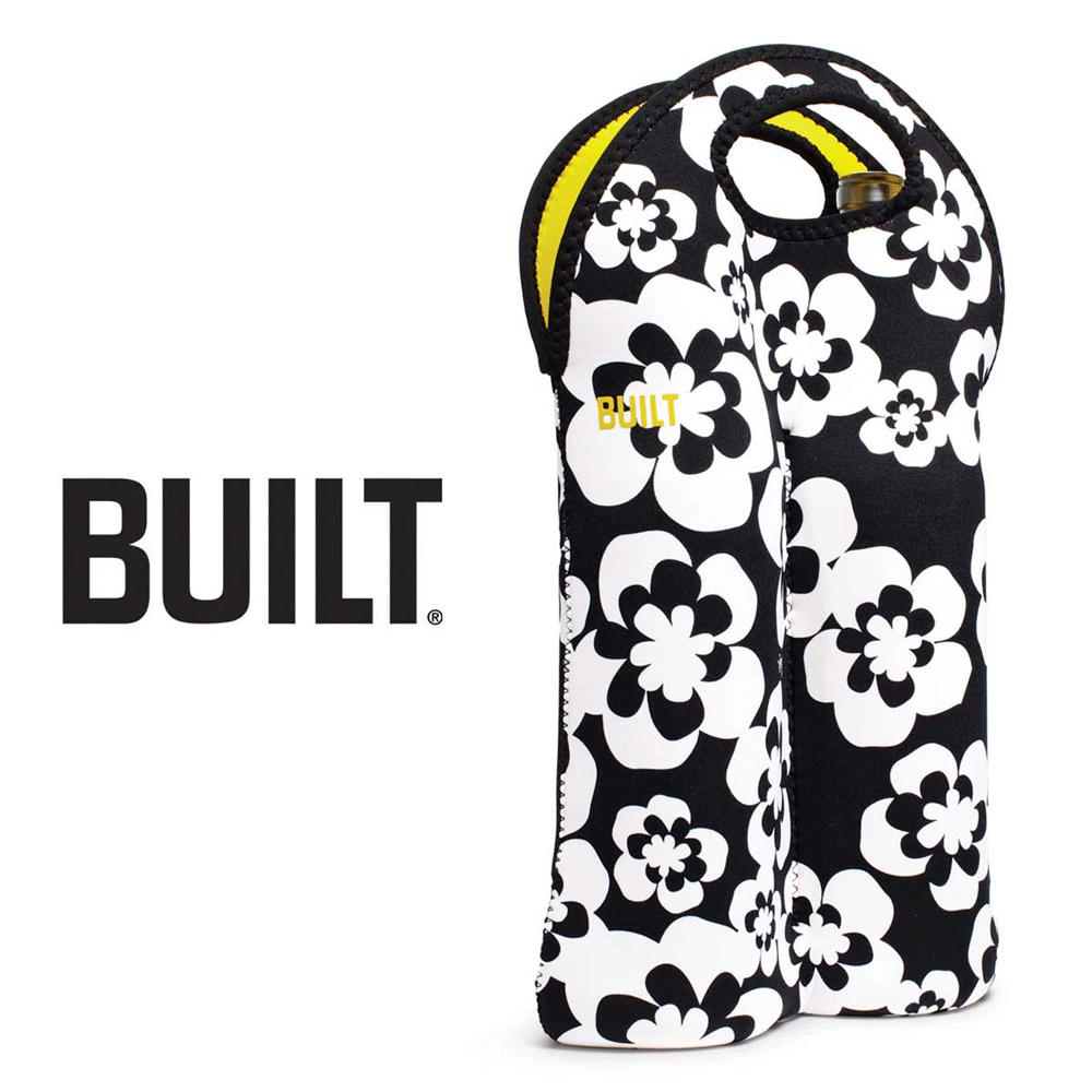 Built NY Double Wine Bottle Carrier Summer Bloom
