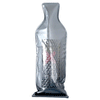 Wine Safeguard Reusable Bottle Protector, Silver (Heavy Duty)