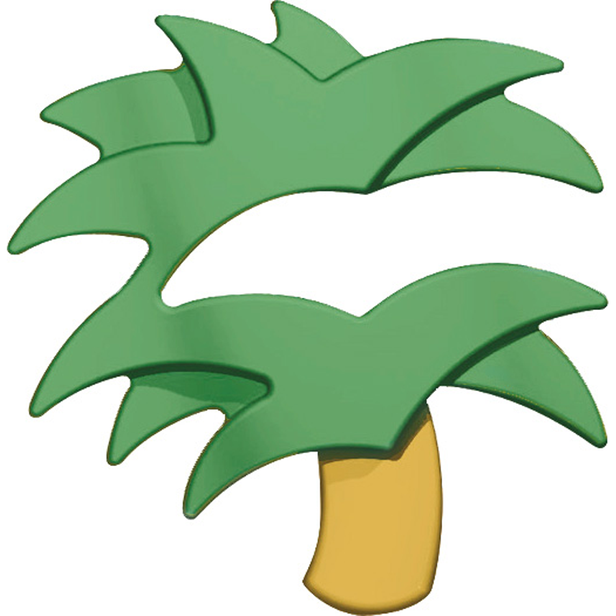 Cork Pops Palm Tree Foil Cutter