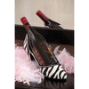 Zebra Stiletto Wine Bottle Holder