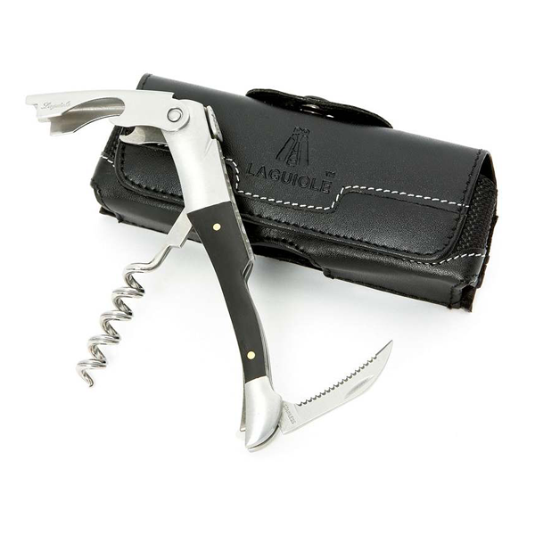 Laguiole Black Waiter Corkscrew