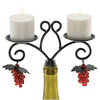 Vintage Wine Bottle Candleabra