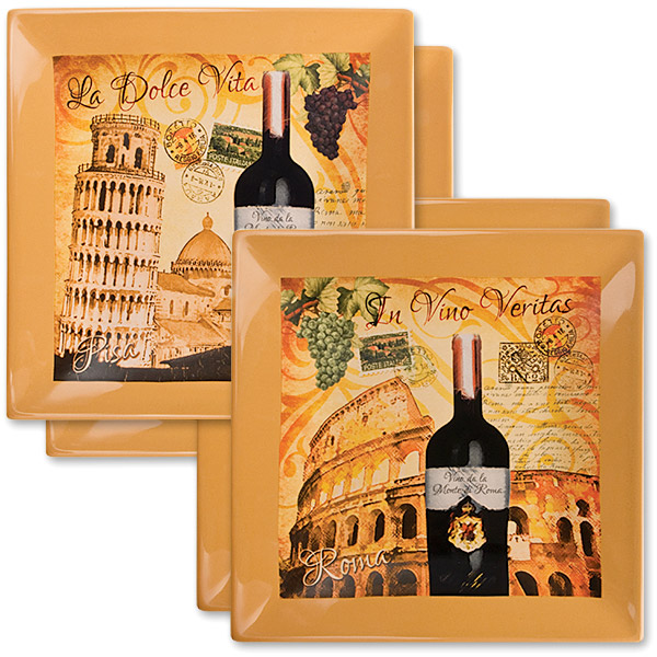 Ciao Italia Ceramic Plates