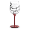 Rhythm In Wine Hand-Decorated Wine Glass