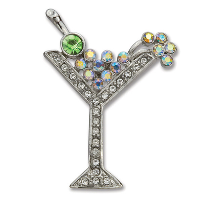 Manhattan Rhinestone Brooch