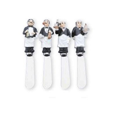 Guy Buffet Motif Cheese Spreaders