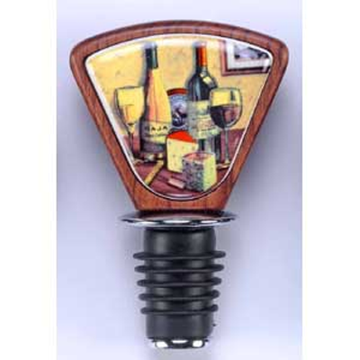 Porcelain Wine & Cheese Wine Bottle Stoppers