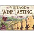 Vintage Wine Tasting Glass Cutting Board