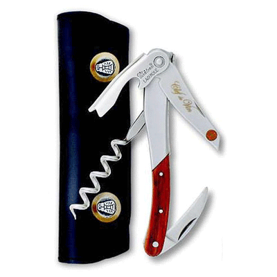 Chateau Laguiole Waiter's Corkscrew & Clef du Vin