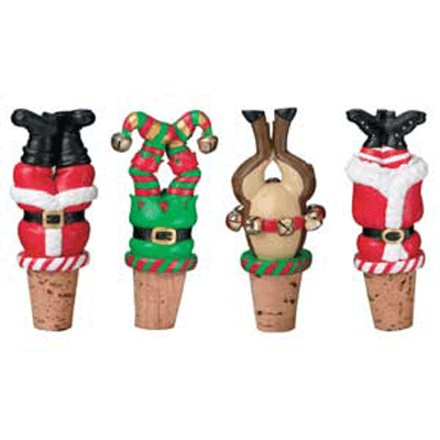 Night Before Christmas Bottle Stoppers Set