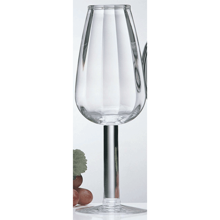 Contours Acrylic Champagne Flutes Glasses (Set of 4)