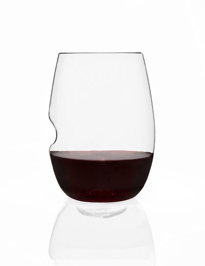 GoVino Top Rack Series Shatterproof Stemless Glasses, Dishwasher Safe, Set of 4