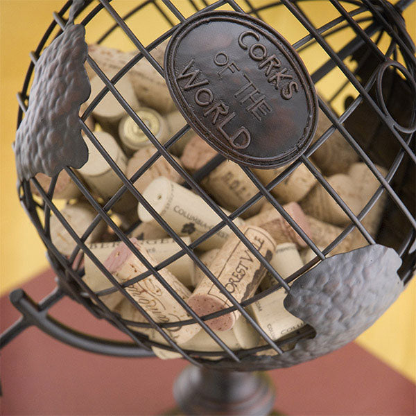 Globe wine hotsell cork holder