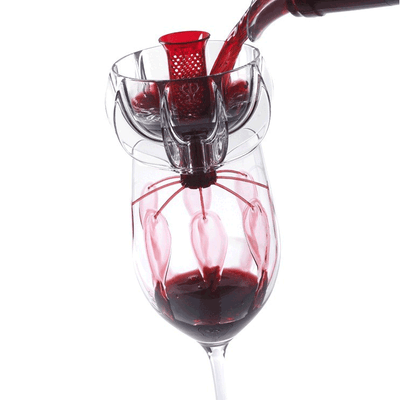 WineWeaver Wine Aerator- Crystalline Purple