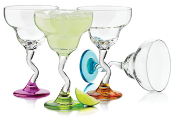 Azul 4-Piece Margarita Glass Set - Our Stuff